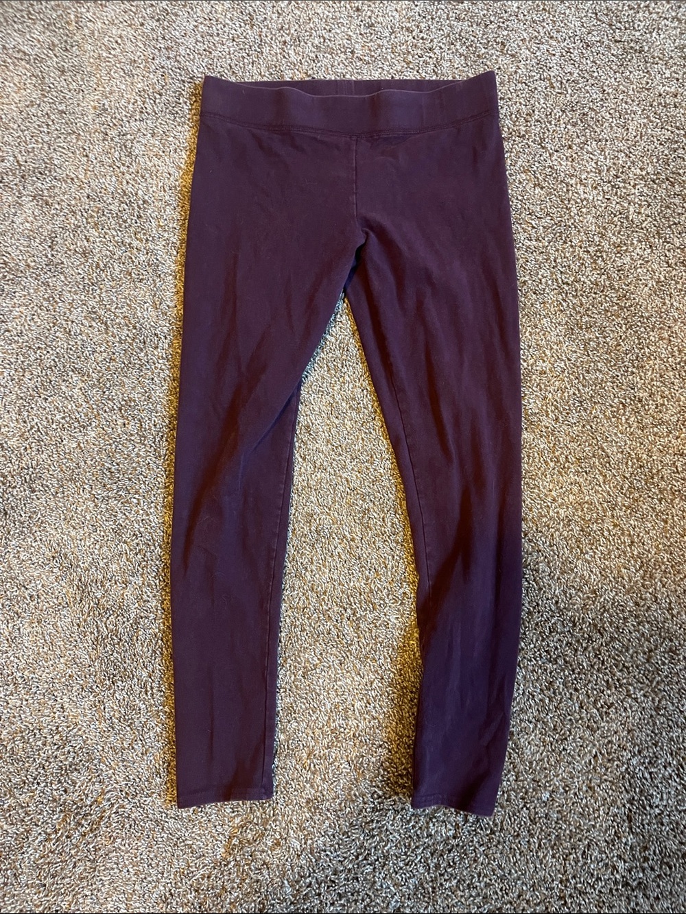 aerie Plum Stretch Leggings - Deep Plum